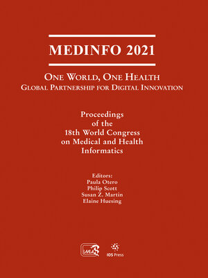 cover image of MEDINFO 2021
